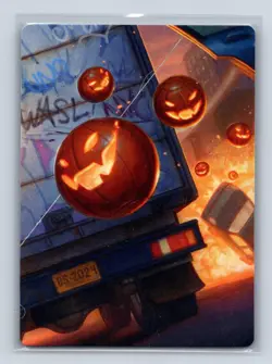 PUMPKIN BOMBS ART CARD ART SERIES: MARVEL'S SPIDER-MAN MAGIC: THE GATHERING NM - Image 1