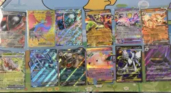Pokemon EX Card Lot 12 Cards Gold Roaring Moon Espeon Arcanine Full Art NM - Image 2