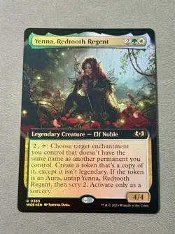 Yenna, Redtooth Regent (Extended Art) -Foil Near Mint MTG Wilds of Eldraine - Image 1