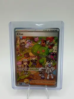 Clive 236/091 SV: Paldean Fates Special Illustration Rare Pokemon TCG NM English - Image 1