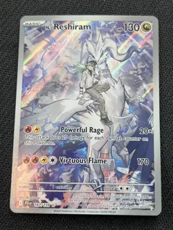 N’s Reshiram 167/159 Illustration Rare Full Art Journey Together Pokemon TCG - Image 1