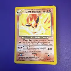 2002 Pokemon Light Flareon Neo Destiny 46/105 Uncommon LP TCG Nintendo (B) - Image 1