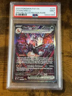 Pokemon TCG Charizard ex SV: Paldean Fates 234/091 Special Illustration PSA 9 - Image 1