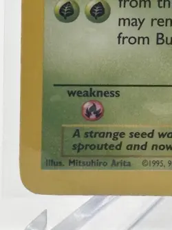 Bulbasaur 67/130 Base Set 2 (Seed Pokemon) Grass - Vintage WOTC - Image 4