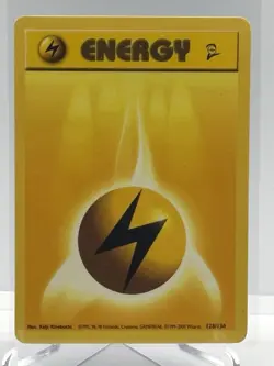 2000 Pokemon Base Set 2 Lightning Energy 128/130 WOTC Vintage - Image 1