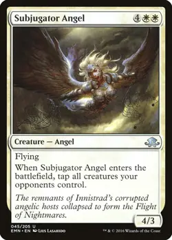Subjugator Angel [Eldritch Moon] Lightly Played - Image 1