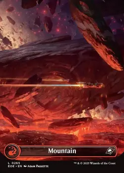 Mountain-Edge Of Eternities-Borderless-Foil-265-NM - Image 1