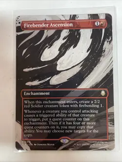 Firebender Ascension (Borderless) Avatar: The Last Airbender #312 Rare - Image 1