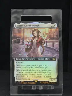 MTG Aerith Gainsborough #0423 Extended Art Foil Final Fantasy Rare Magic - Image 1