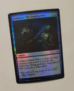 MTG Irenicus's Vile Duplication Foil 078/361 Commander Legends Baldurs Gate 2022 - Image 1
