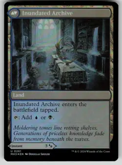 Waterlogged Teachings Foil Uncommon Modern Horizons 3 261 MTG Near Mint 2024 - Image 2