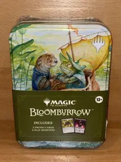 Magic the Gathering BLOOMBURROW COLLECTOR TIN Otter Frog & Boat MTG New Sealed - Image 1