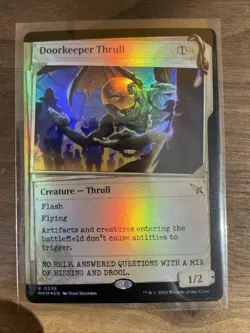 Doorkeeper Thrull (Showcase) MTG Murders at Karlov Manor Foil R0338 - Image 1