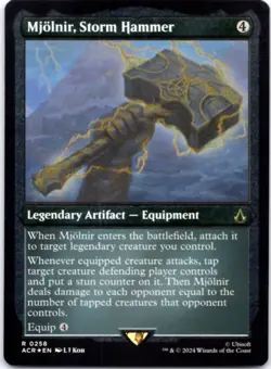 Mjolnir, Storm Hammer (Foil Etched) Assassin's Creed, 258 NM - Image 1