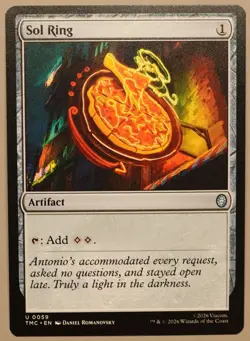 Sol Ring 2026 Teenage Mutant Ninja Turtles Non-Foil Commander/Uncommon #0059 - Image 1