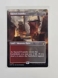 Sacred Foundry (Borderless) Ravnica Remastered Regular - Image 1