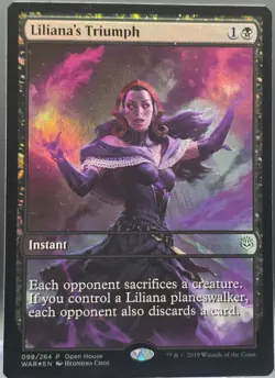 Liliana's Triumph #98 War of the Sparks Promo Foil Uncommon - Image 1