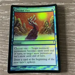 Thermal Flux FOIL Coldsnap MTG NM Magic: the gathering Free Ship - Image 1