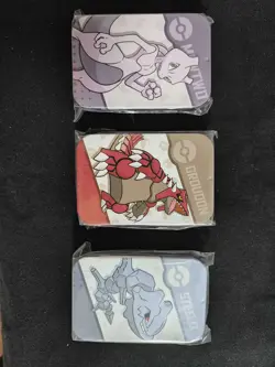 Pokemon TCG S-Chinese Travel Gift Box Mini Tin Groudon Steelix mewteo Lot*3 LU57 - Image 1