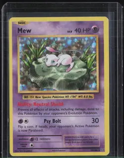 2016 Pokemon XY Evolutions Holo #53 Mew - Image 1