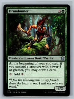 Magic MTG Starter Commander Decks Drumhunter #179 TCG CCG - Image 1