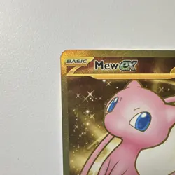 Pokemon TCG Mew EX Gold Full Art Holo 205/165 Sv151 Basic 180 HP CG Works - Image 2