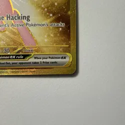 Pokemon TCG Mew EX Gold Full Art Holo 205/165 Sv151 Basic 180 HP CG Works - Image 5