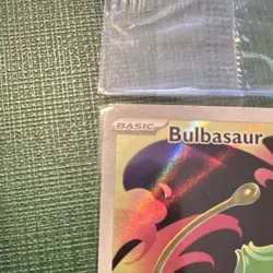 Pokemon TCG Bulbasaur 133/132 Illustration Rare Holo Mega Evolution Stamped - Image 5