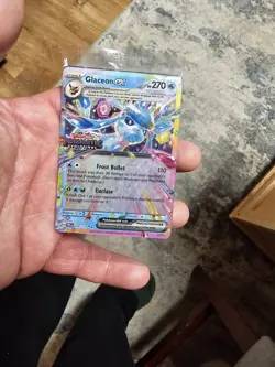 Glaceon EX 026/131 Stamped Prismatic Evolutions Promo Single Raw Card Pokemon - Image 1