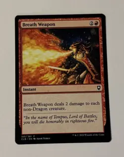 MTG Breath Weapon - Commander Legends: Battle For Baldurs Gate NM - Image 1
