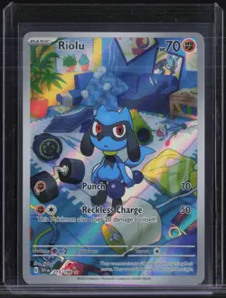 2023 Pokemon Scarlet & Violet Illustration Rare #215 Riolu - Image 1