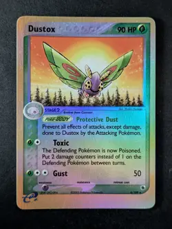 2003 Pokemon DUSTOX #6/109 EX Ruby & Sapphire Reverse Holo English - Image 1