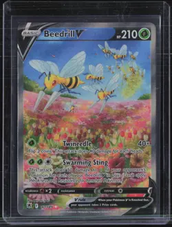2022 Pokemon Astral Radiance #161 Beedrill V #1 - Image 1