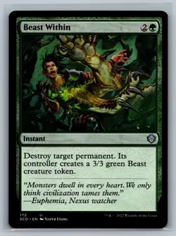 Magic MTG Starter Commander Decks Beast Within #172 TCG CCG - Image 1