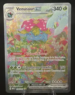 Pokemon TCG Venusaur EX 198/165 Scarlet & Violet 151 SIR Near Mint English - Image 1