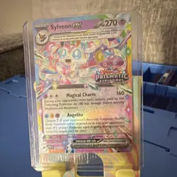 Pokemon Sylveon ex Prismatic Evolutions Promo Fairy Creature Holo 041/131 - Image 1