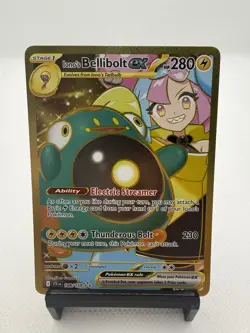 Pokemon TCG Ionos Bellibolt ex 188/159 Journey Together Gold Hyper Rare - Image 1