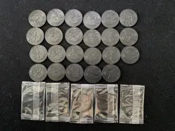 2025 Pokemon TCG S-Chinese 151C Coin Blue Magnemite Magneton Mew Lot*28 ER08 - Image 2