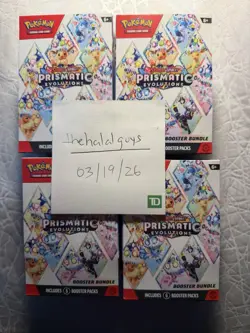 Pokemon Scarlet And Violet Prismatic Evolutions Booster Bundle Box (6 Pack) - Image 2