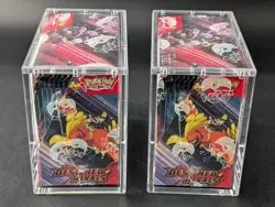 Lot (2) Pokemon SV10 Destined Rivals English Booster Boxes Sealed w/ Acrylic - Image 5