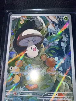 Pokemon Black Bolt, Foongus, Holo Rare, NM/M, No Scratches! - Image 3