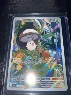 Pokemon Black Bolt, Foongus, Holo Rare, NM/M, No Scratches! - Image 4