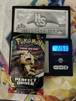 VERY HEAVY! 🔥22.61g Pokemon TCG Perfect Order Booster Pack Factory Sealed ✅ - Image 1