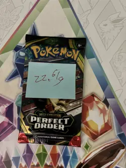 VERY HEAVY! 🔥22.61g Pokemon TCG Perfect Order Booster Pack Factory Sealed ✅ - Image 2