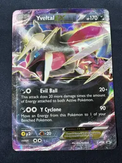 Yveltal EX - XY150 (Shiny) Holo XY Promo Pokemon MP FREE SHIP B - Image 1