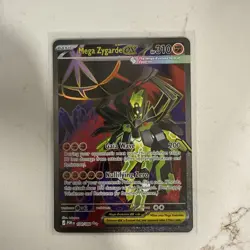 Pokemon Mega Zygarde EX 104/088 POR Ultra Rare Full Art Foil 310 HP Dragon Mint! - Image 1