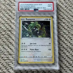 Rayquaza Black Star Promo SWSH029 PSA 9 MINT (Pokemon Crown Zenith 2024) - Image 1
