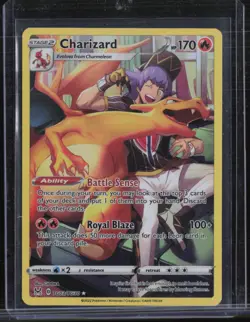 2022 Pokemon SWSH Lost Origin Full Art #TG03 Charizard - Image 1