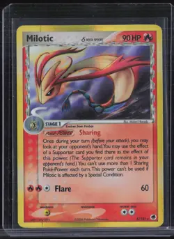 2006 Pokemon EX Dragon Frontiers Reverse Holo #5 Milotic - Image 1