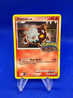 2009 Pokemon Rumble Heatran 4/16 Stamped Promo MP - Image 1